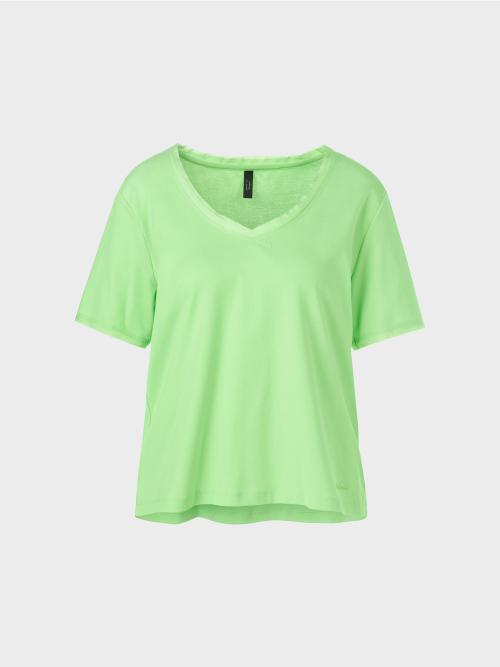 Kortermet T-skjorte med V-hals Grønn Fra Marccain