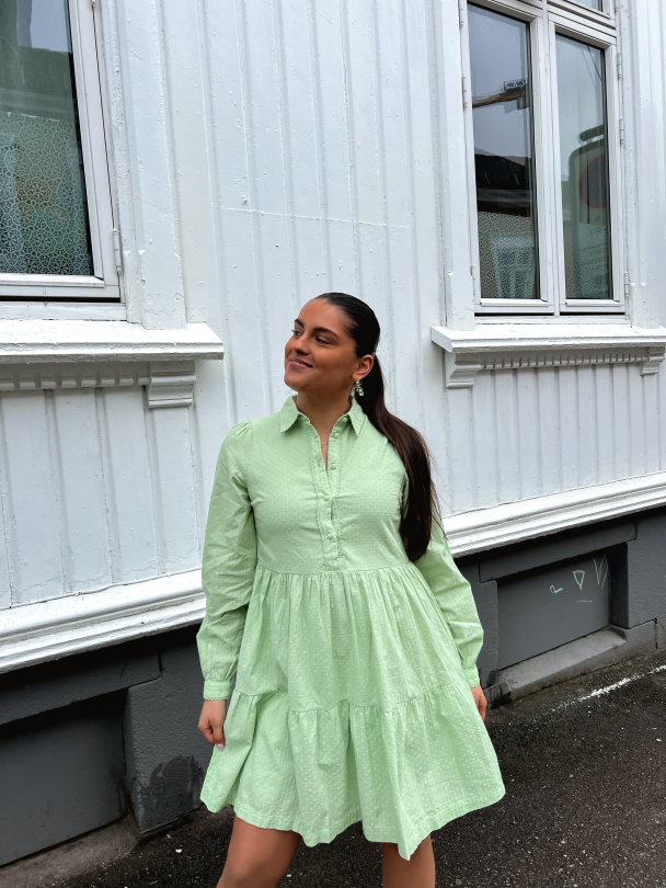 Tia Dress - Quiet Green - Image 8