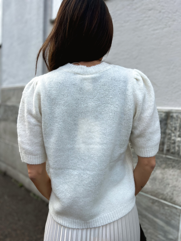 Sanne Knit Pullover - Star White - Image 4
