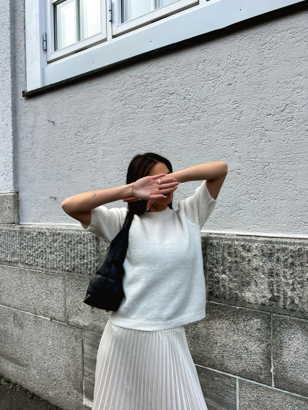 Sanne Knit Pullover - Star White - Image 7