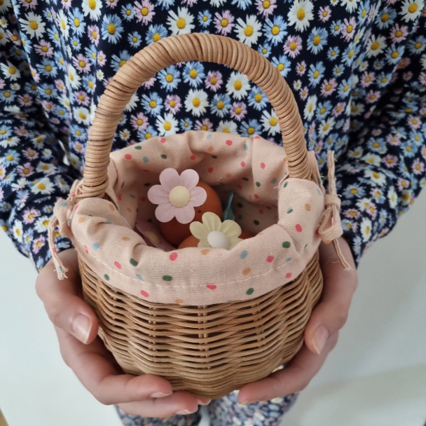 OLLI ELLA - RATTAN BERRY BASKET GUMDROP - Image 4