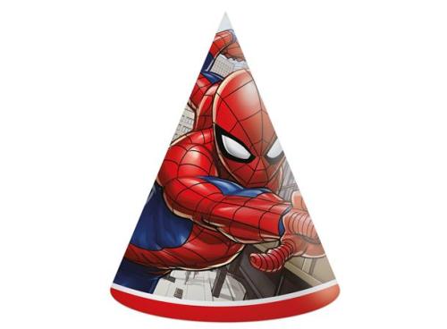 Spider-Man partyhatt 6 stk