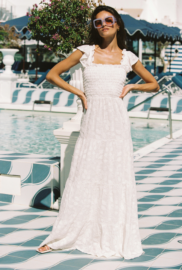 LOVE LOLINA Rosy Maxi Dress - Image 1