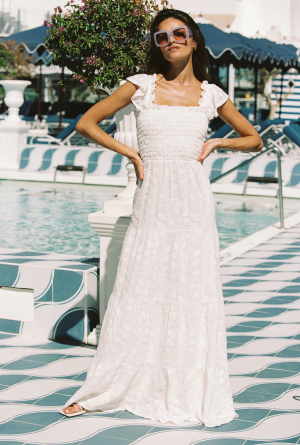 LOVE LOLINA Rosy Maxi Dress