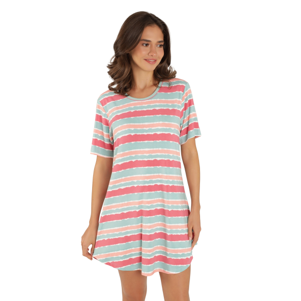 Bamboo Short-sleeve Nightdress - Image 3