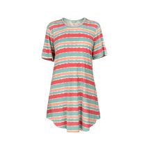 62-602 - Bamboo Short-sleeve Nightdress - 686 Green-Coral Aquarel - Extra 4.jpeg