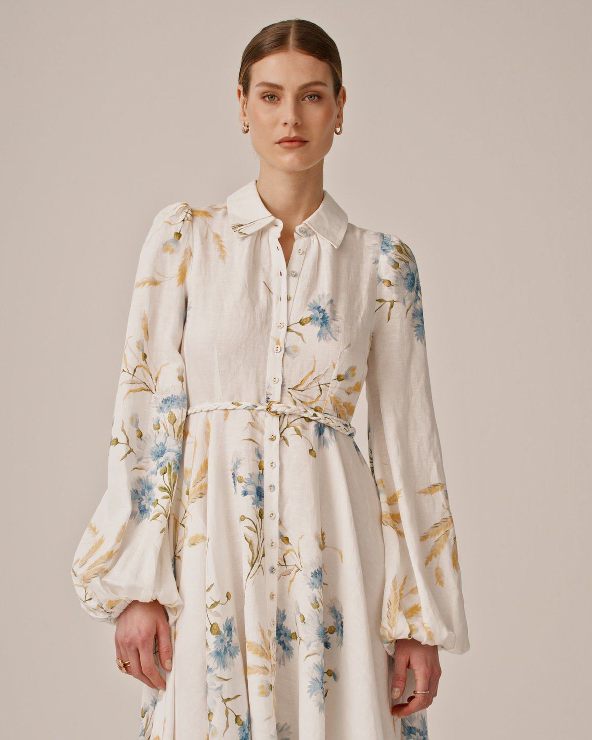 linen dresses perth Papavero Linen Maxi Dress in Slate by Free Angel - Kindred Spirit main image 0