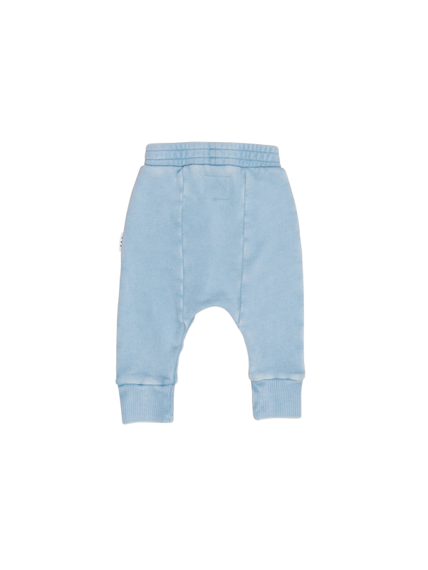 Pocket Drop Crotch Pant - Washed Blue - Image 2
