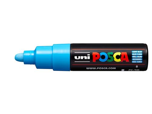 Uni POSCA PC-7M – 8 Light Blue