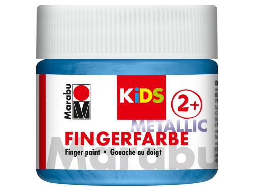Marabu KIDS Finger Paint 100ml – Metallic Blue