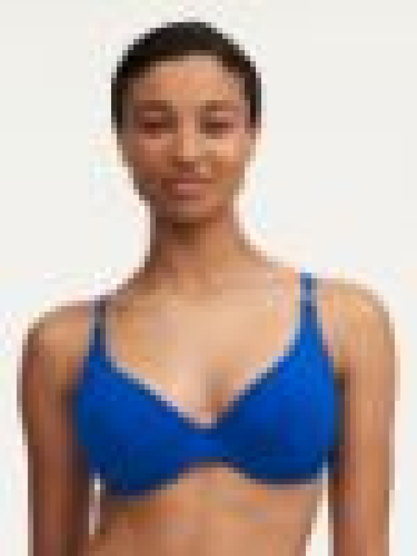 Celestial plunge bikini top, deep blue - Image 3
