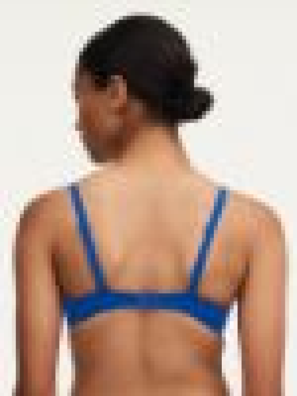 Celestial plunge bikini top, deep blue - Image 4