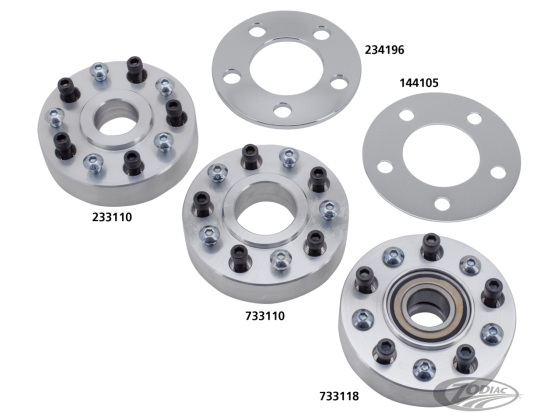 SPROCKET AND DISC SPACERS