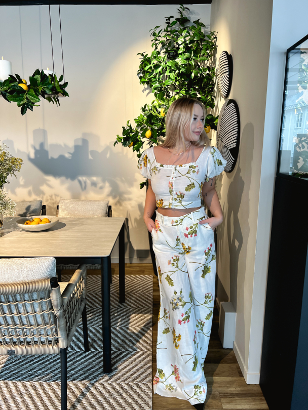 Linen Trousers - Botanical - Image 2