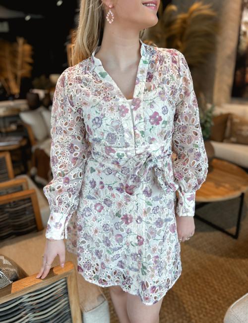 Lenna Mini Dress - French Floral 