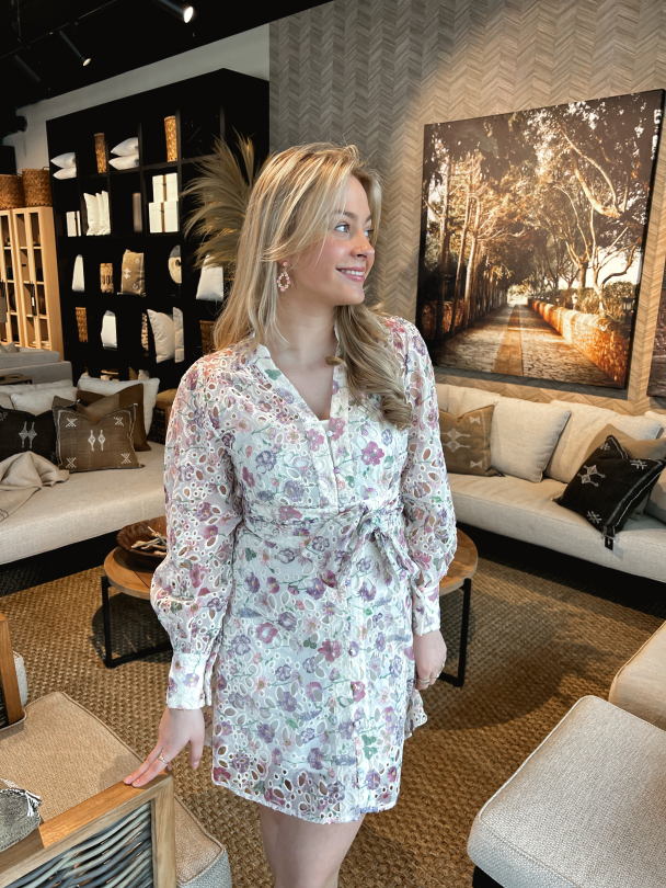 Lenna Mini Dress - French Floral  - Image 6