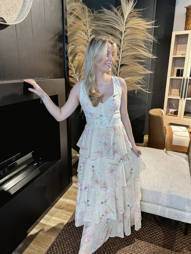 Angel Maxi Dress - Pastel Peony  - Image 8