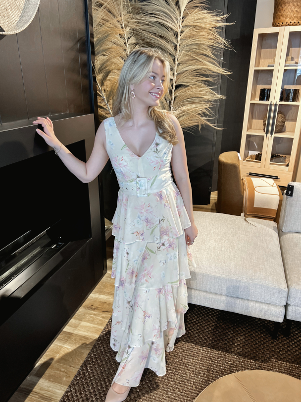 Angel Maxi Dress - Pastel Peony  - Image 10