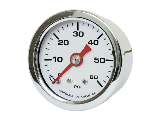  OIL PRESSURE GAUGE, 0-60 PSI.