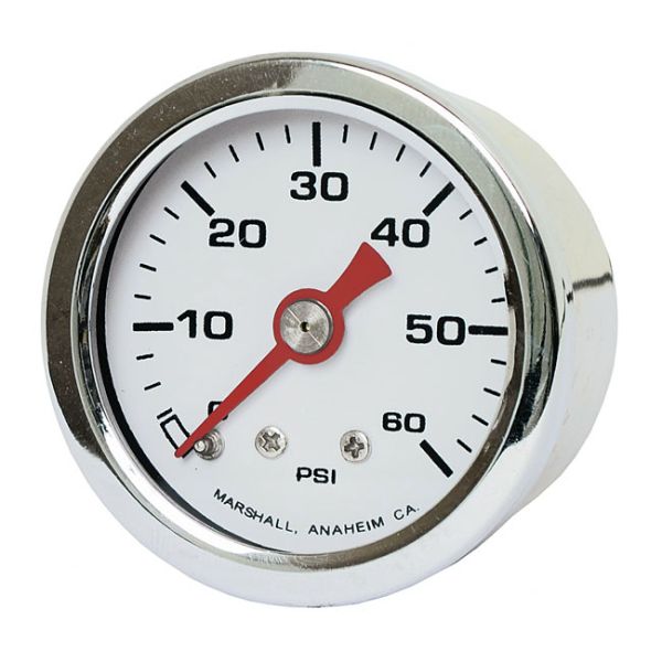  OIL PRESSURE GAUGE, 0-60 PSI.