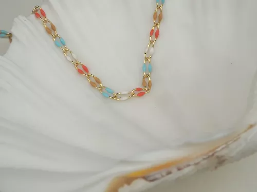 Enamel Beach Bracelet