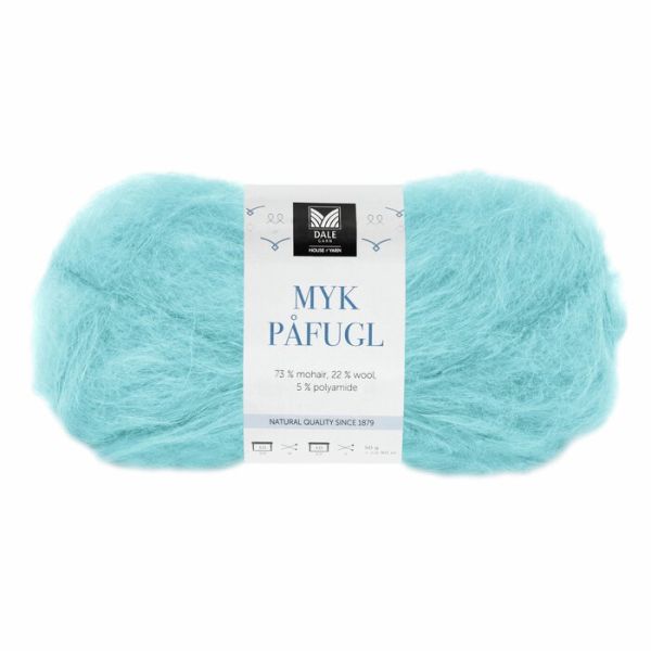 Myk Påfugl Karibisk blå