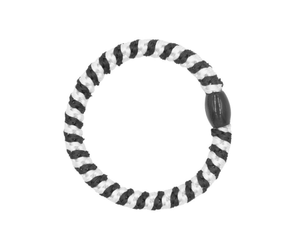 Hårstrikk, Multi sort/ hvit