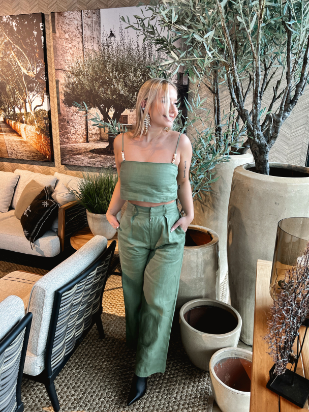 Ida Pants - Sage - Image 4