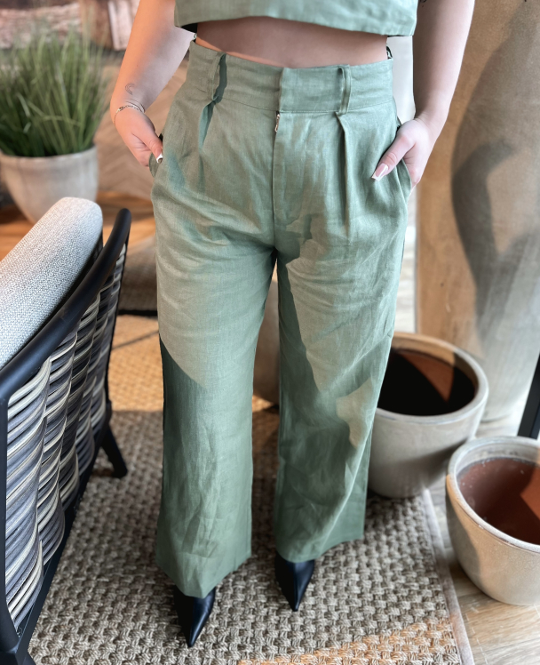 Ida Pants - Sage - Image 1