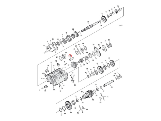 TRANSMISSION MAIN DRIVE GEAR