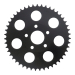 REAR SPROCKET, BLACK. 47T