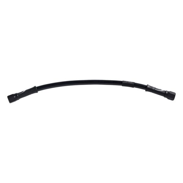 BRAKE LINE KIT BLACK COATED STAINLESS, 16" LONG