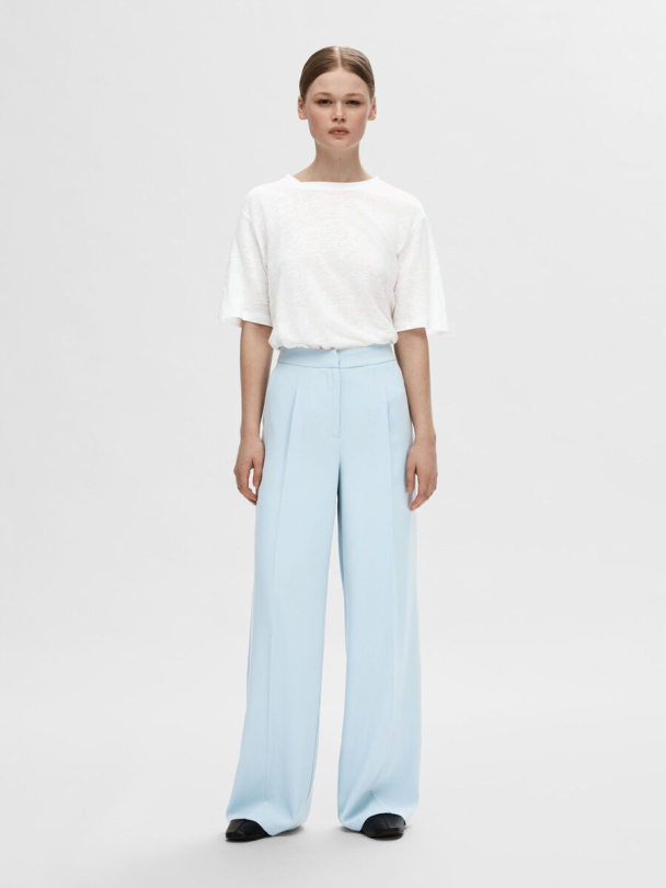 SELECTED FEMME Vilja Linen Tee - Image 3