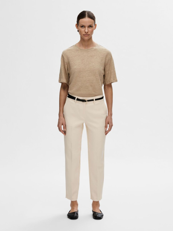 SELECTED FEMME Vilja Linen Tee - Image 2