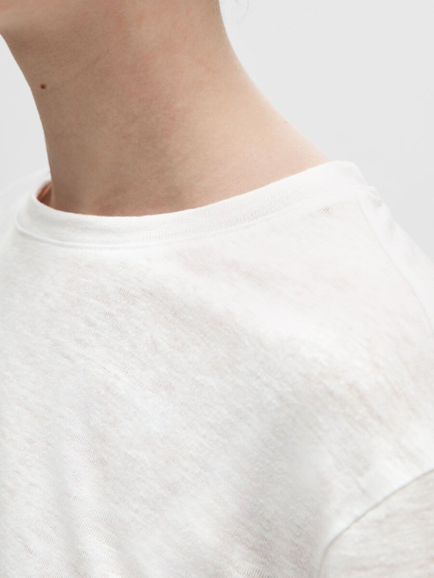 SELECTED FEMME Vilja Linen Tee - Image 5