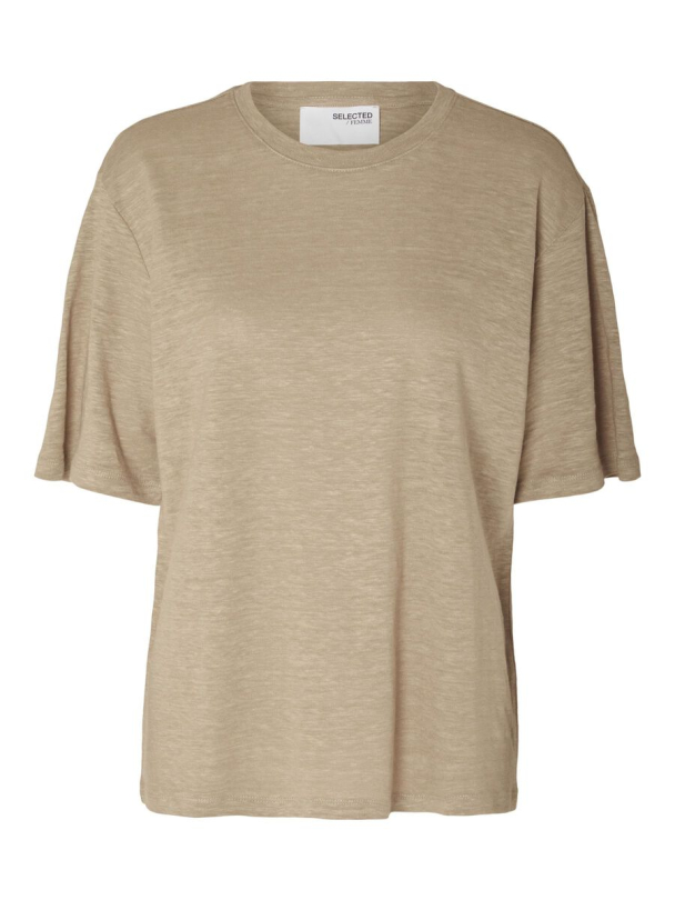 SELECTED FEMME Vilja Linen Tee - Image 5