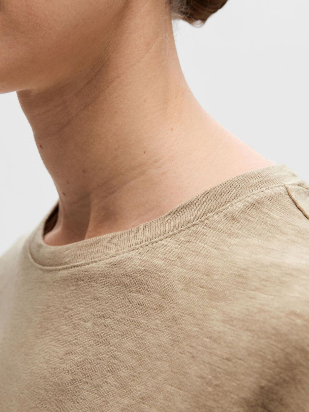 SELECTED FEMME Vilja Linen Tee - Image 6