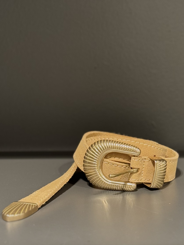 Camel Calfskin Belt - Image 2
