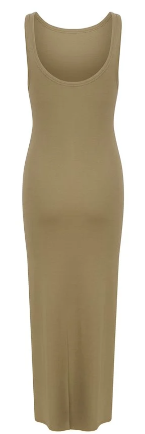 Drew Reversible Long Dress -Stone Gray - Image 2