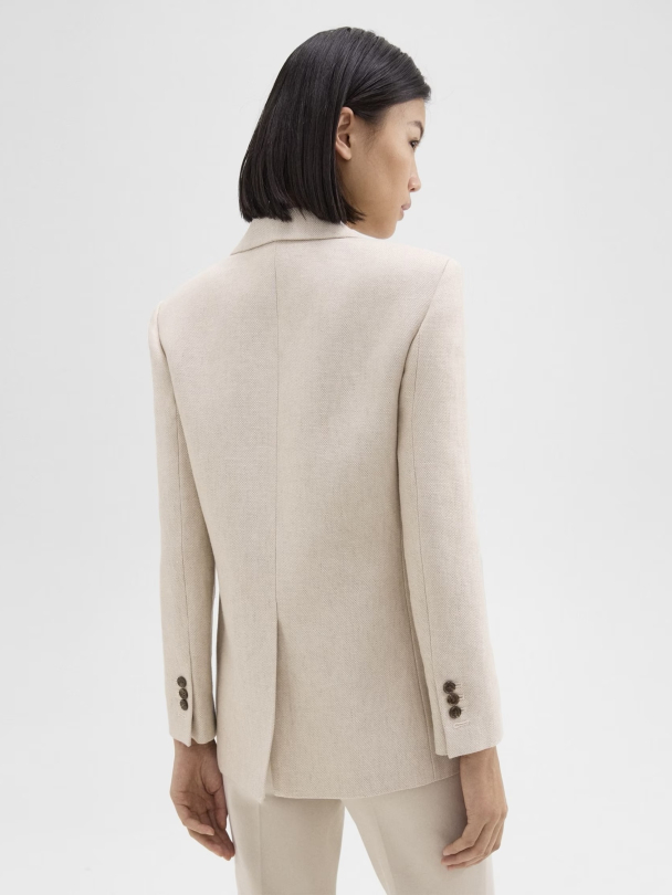 Boxy Double-Breasted Blazer - Image 2