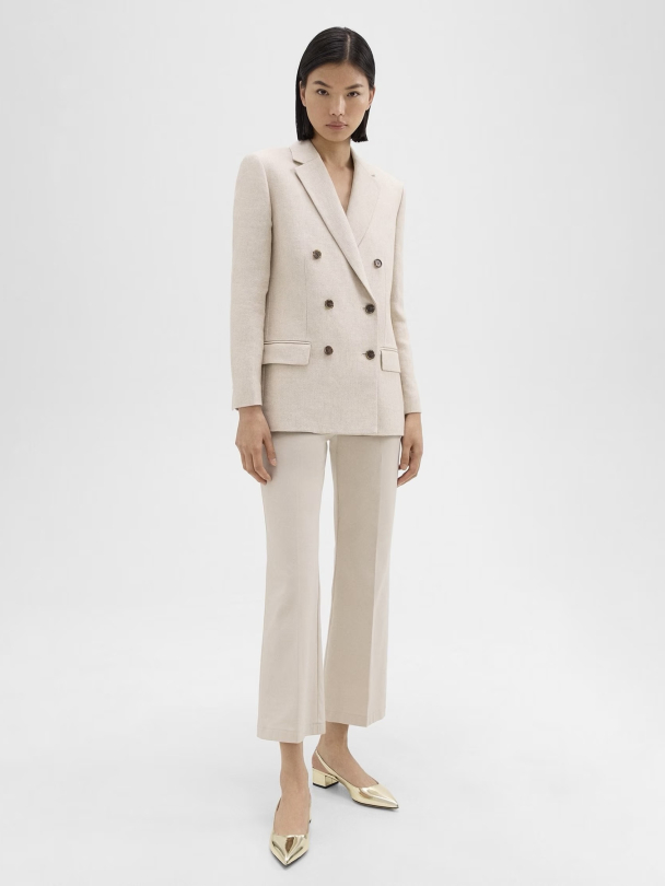 Boxy Double-Breasted Blazer - Image 4