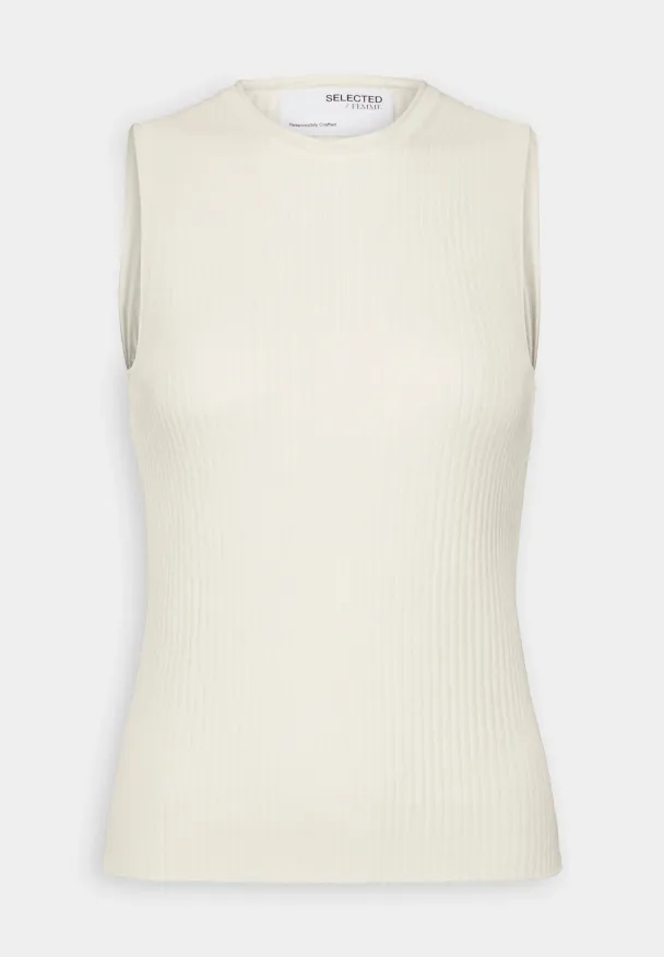 Lydia O-Neck Knit Top - Birch  - Image 1