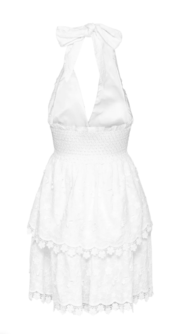 Evelyn Mini Dress - White  - Image 2