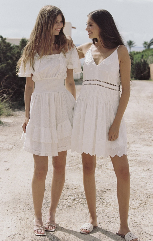 Pippa Mini Dress - White  - Image 2