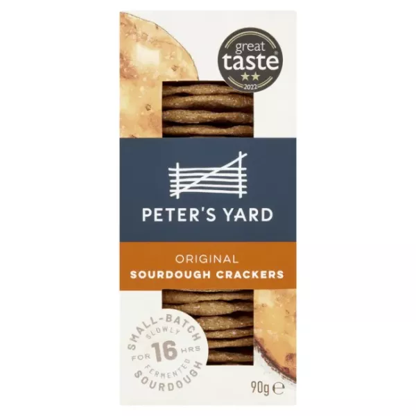 Sourdough Crackers Original 90g, Peters Yard