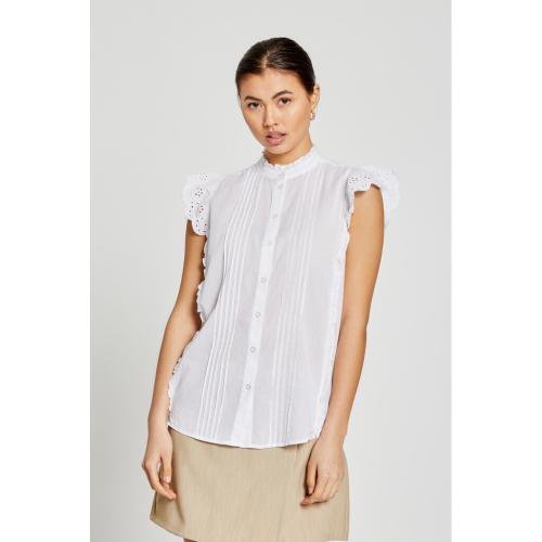 CarpinusBBPleat Shirt - White