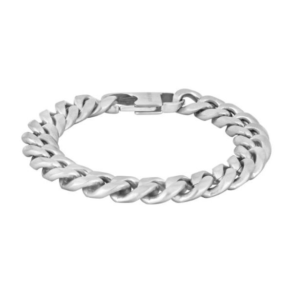 SON bracelet STEEL matt - Silver 10,5mm