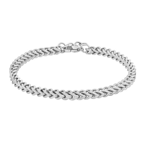 SON bracelet STEEL matt box - Silver 4mm