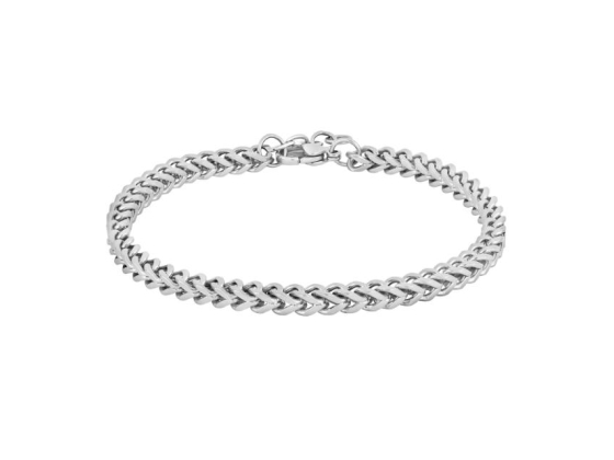 SON bracelet STEEL matt box - Silver 4mm