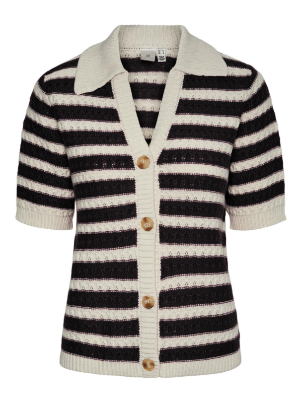 Y.A.S Croc Knit Cardigan - Image 3